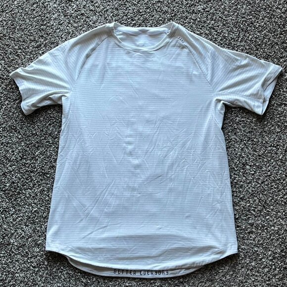 White Lululemon Swiftly Tech Short Sleeve Shirt, Mens Lululemon Activewear - Picture 1 of 8
